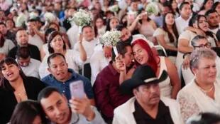 Los mexicanos celebran sus bodas colectivas en la gran mayoría de estados de su país (Foto: Facebook: Gobierno de Nuevo León)