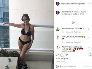 La foto de la Chilindrina que fue eliminada de la cuenta de Instagram