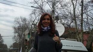 Cristina Kirchner estuvo presente en la villa 31