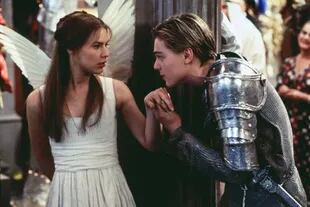 Leonardo DiCaprio y Claire Danes en Romeo + Julieta