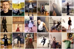 Bailarines argentinos unidos en un mensaje: "Seguimos volando,volvemos bailando"