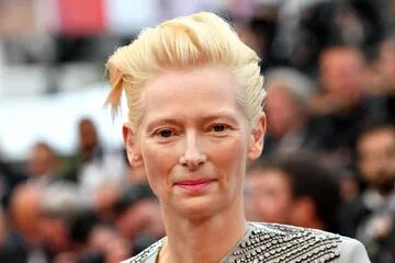  La actriz y modelo británica Tilda Swinton llega para la proyección de la película "The Dead Dont Die" durante la 72 edición del Festival de Cannes