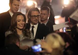 Jolie y Pitt en 2012