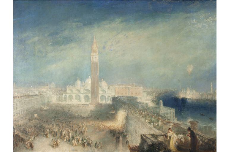 La obra de W. Turner que se exhibe en el museo de Puerto Madero