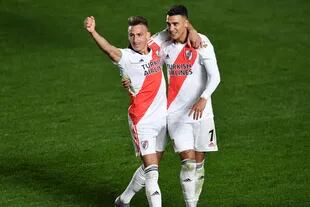 Romero y Suárez, la nueva dupla de ataque que disfruta River.