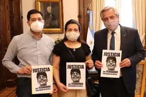 Crimen en Gesell. Los padres de Báez Sosa se reunieron con el Presidente