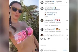 Pampita compartió en sus redes sus vacaciones en Brasil (Foto: Instagram @pampitaoficial)