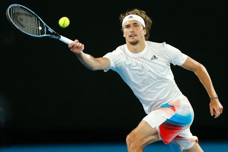Alexander Zverev went through the first two games without dropping a set at the Australian Open 