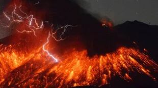 Entró en erupción el volcán Sakurajima en Japón