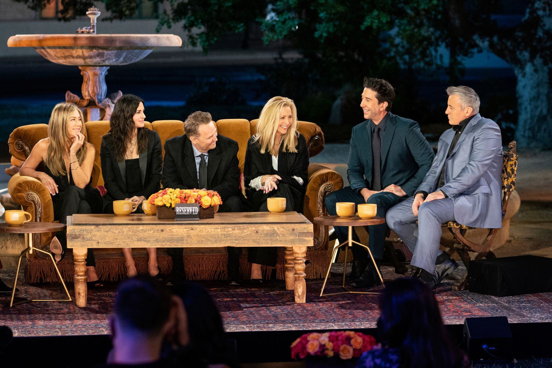 Jennifer Aniston, Matthew Perry, Courteney Cox, Matt LeBlanc, David Schwimmer y Lisa Kudrow volvieron a juntarse para Friends: El Reencuentro