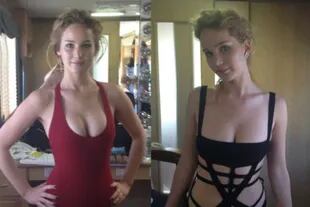 Algunas fotos de Jennifer Lawrence que fueron hackeadas este año