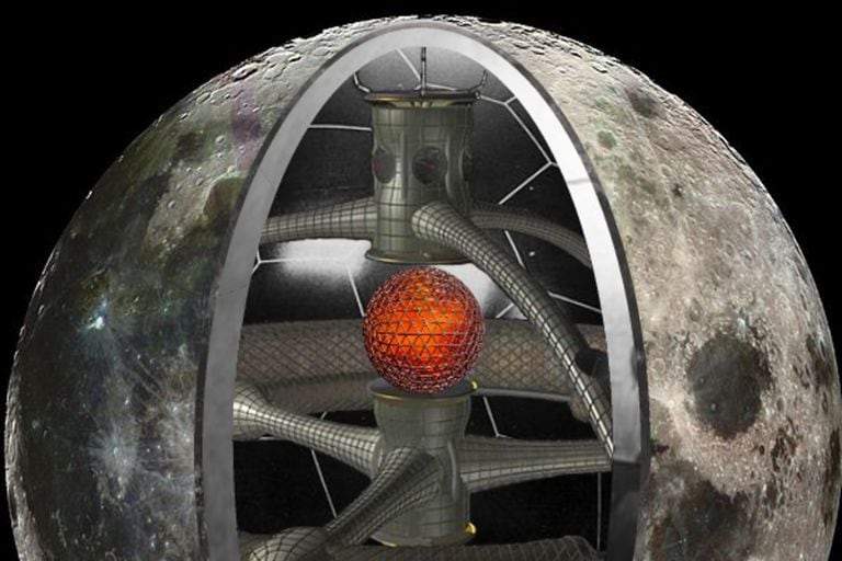 Ungewöhnliche Theorie: die seltsame sowjetische Studie, die behauptet, dass der Mond ein Raumschiff ist