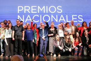 Los ganadores de los premios nacionales subieron al escenario del Cervantes