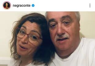 "Pensé que si yo te lo pedía, lo ibas a lograr", expresó Carla Conte en su cuenta de Instagram tras la muerte de su padre
