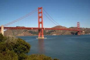 El Golden Gate, visto desde el Presidio, un atractivo en San Francisco.