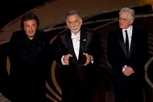 Al Pacino, Francis Ford Coppola y Robert De Niro 