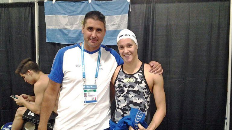 Andrea Berrino logró un nuevo récord argentino en los 100 metros espalda