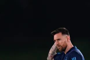 Entrenamiento de la selección Argentina en la Universidad de QatarLionel Messi