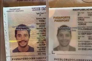 Tiene dos pasaportes y vive un calvario cada vez que viaja de EE.UU. a Colombia