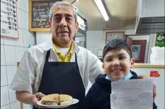 El conmovedor gesto del dueño de un restaurante con los niños que se sacan buenas notas en la escuela