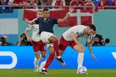 Francia domina a Dinamarca, pero aún no encuentra el primer gol del partido