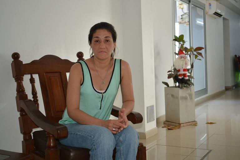 Cristina Vázquez, en enero de 2020, poco después de salir de prisión