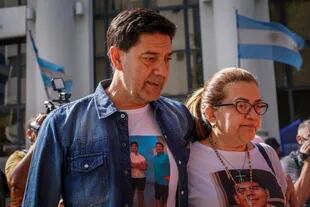 Los padres de Fernando Báez Sosa.