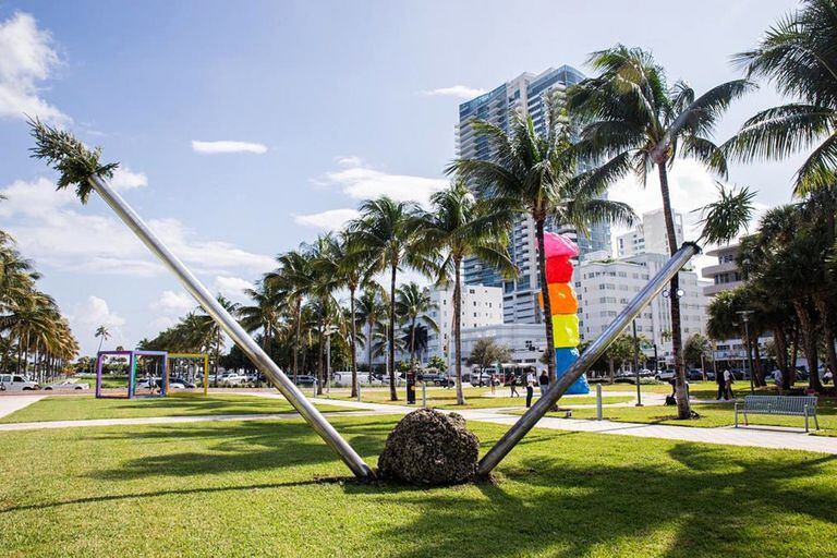 El parque de esculturas de artistas argentinos en Art Basel Miami 