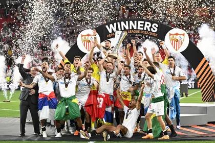 Sevilla fue el último campeón de la Europa League, con varios argentinos como protagonistas