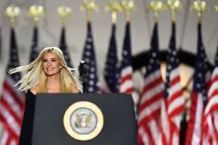 Ivanka Trump, hija de Donald Trump y asesora de la Casa Blanca, durante la convención republicana