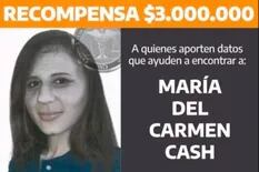 Triplican la recompensa por datos sobre el paradero de María Cash