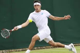 Leo Mayer disfrutó jugando sobre césped: en Wimbledon 2014 alcanzó los 8vos de final y en esa superficie logró un récord de 16 victorias y 19 derrotas. 