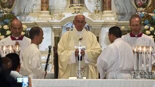 El papa Francisco, en su última misa en Cuba