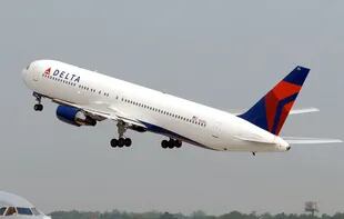 Un avión de la compañía Delta Airlines