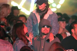Camila Morrone y Leonardo DiCaprio en Coachella 2018