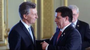 Cartés, de Paraguay también saludó a Macri