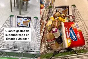 Mostró cuánto gastó en el supermercado y sus seguidores argentinos hicieron una cuenta que los devastó