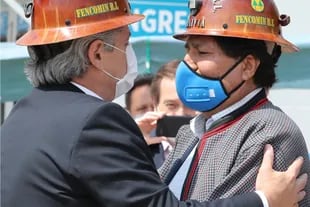 Alberto Fernández despidió a Evo Morales en la frontera La Quiaca-Villazón