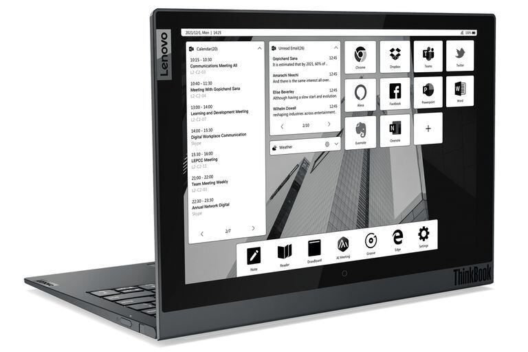 Thinkbook Plus Gen 2: la notebook de Lenovo con tinta electrónica