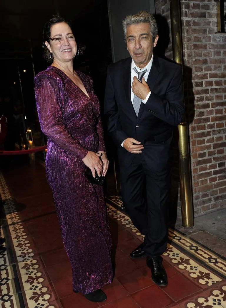 Ricardo Darín junto a Florencia Bas al ingreso del Hotel Faena