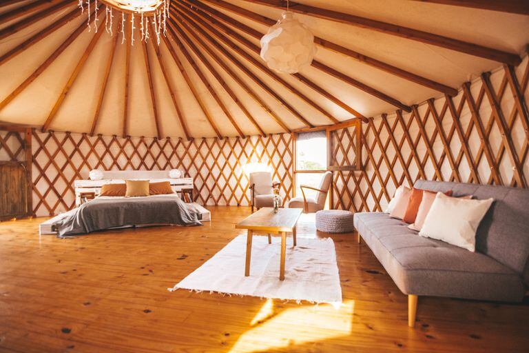Yamay ecotourism, offers glamping in yurts inspired by dwellings used by nomads in the steppes of Asia