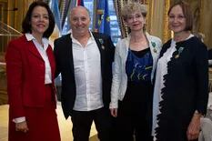 Teresa Anchorena, Silvia Hopenhayn y Martín Bauer fueron condecorados en la embajada de Francia
