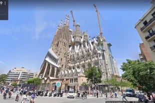 En Barcelona, Street View permite que los usuarios puedan ver cómo avanzaron las obras de la Sagrada Familia