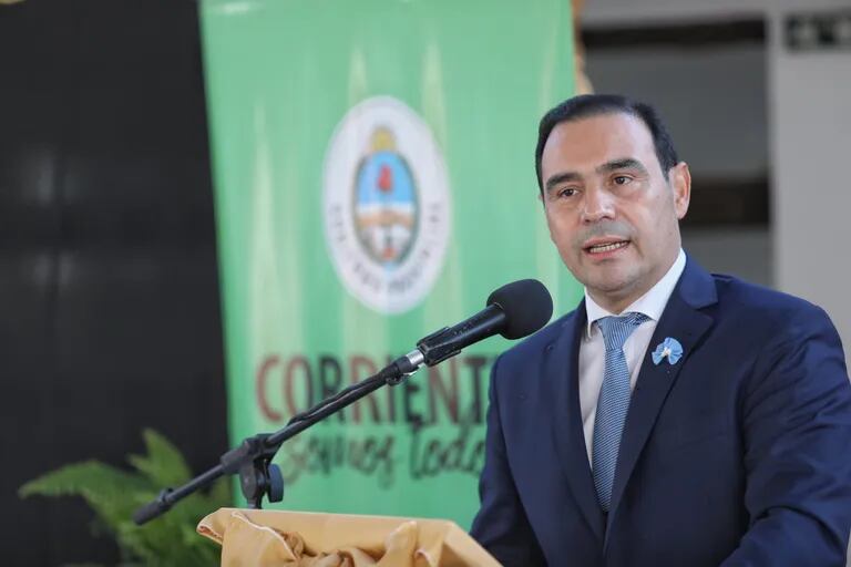 El gobernador de Corrientes, Gustavo Valdés, habló tras los cruces con el ministro nacional Juan Cabandié.