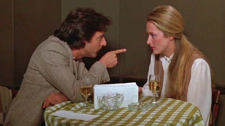 Dustin Hoffman y Meryl Streep en Kramer vs. Kramer