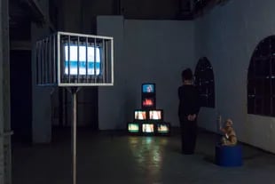 Obra de Lolo y Lauti en el programa Audiovisuales Zurich, curado por Julieta Tarraubella