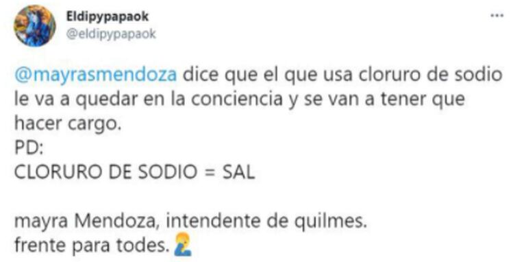 El mensaje de El Dipy tras los dichos de la intendenta de Quilmes
