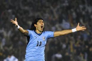 El loco Abreu es uno de los futbolistas más destacados de Uruguay