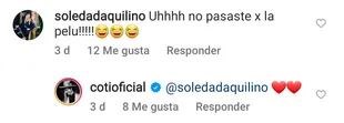 El sugestivo comentario de Soledad Aquino en la publicación que compartió el cantante