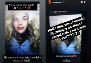 Karina Crucet, la hija de Lía, estalló contra el marido de la cantante tropical por haberla expuesto en las redes sociales